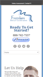 Mobile Screenshot of freedominterventions.com